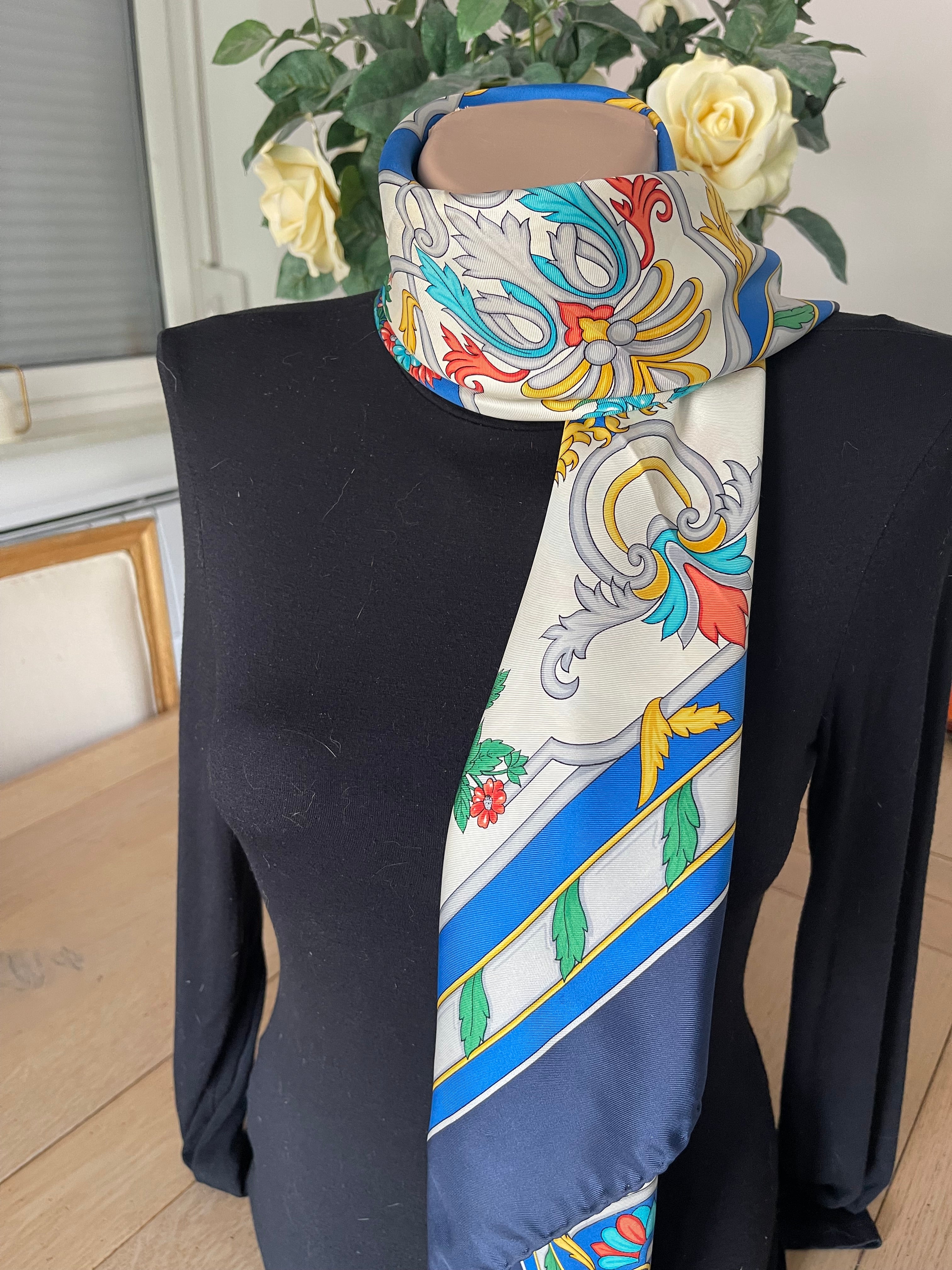 RICHEL carré foulard scarf schal seide silk soie