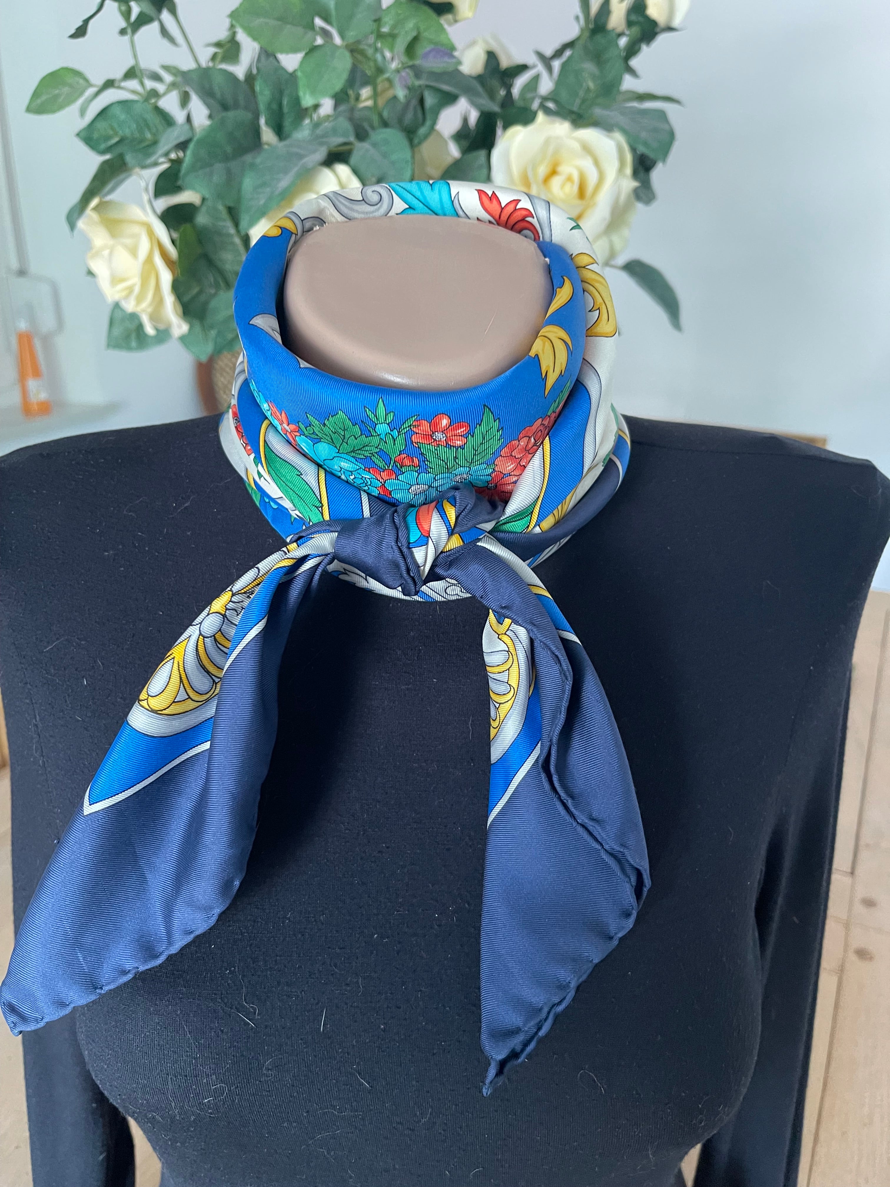 RICHEL carré foulard scarf schal seide silk soie