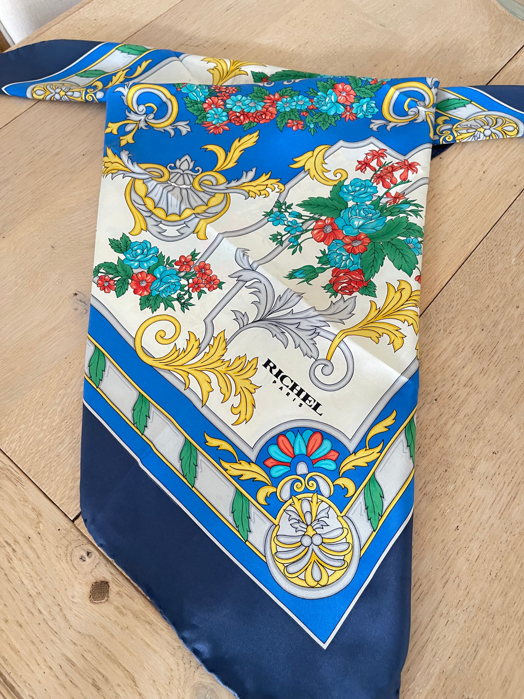 RICHEL carré foulard scarf schal seide silk soie