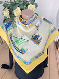 LASTER carré foulard scarf schal sjaal seide silk soie