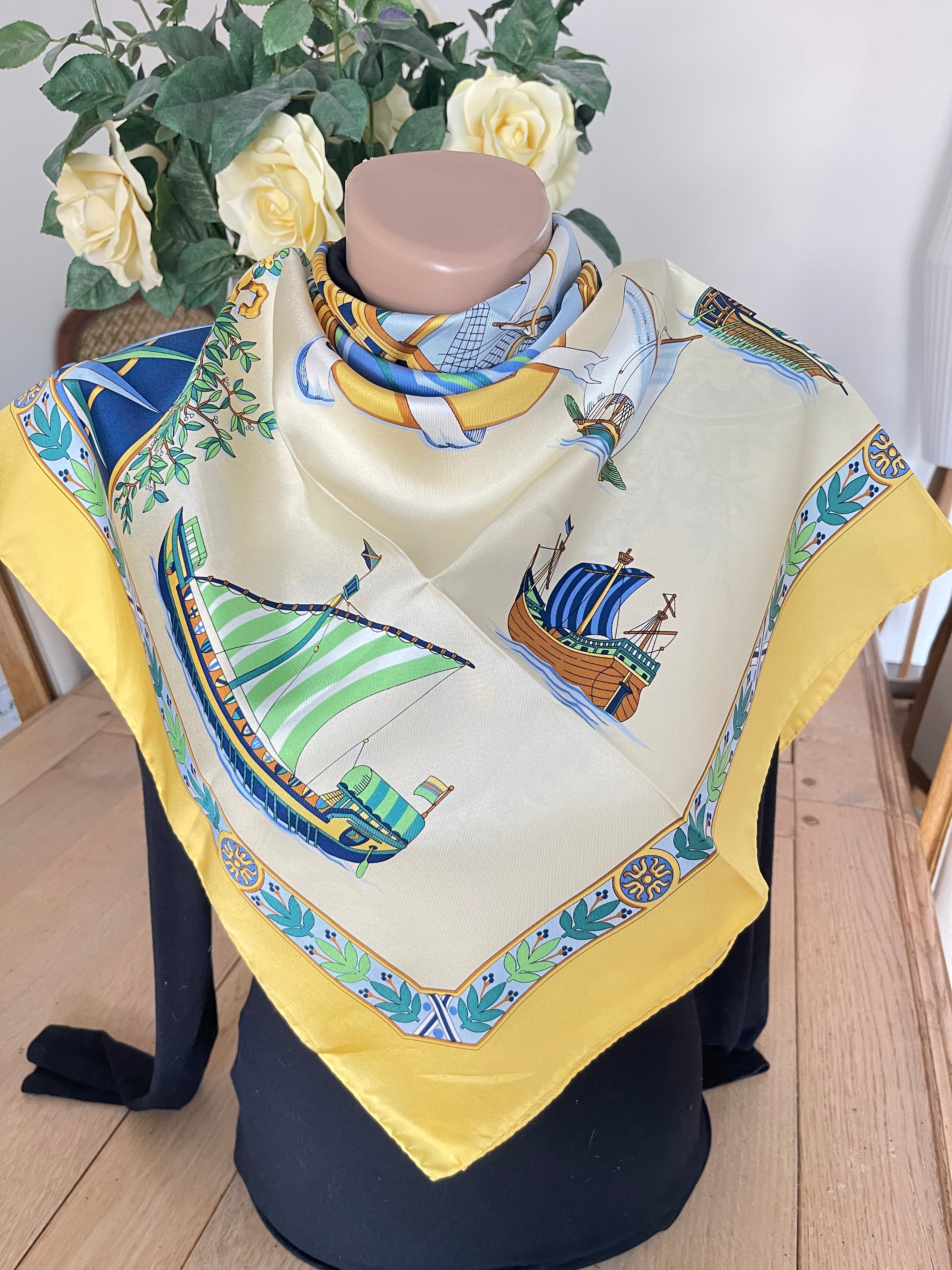 LASTER carré foulard scarf schal sjaal seide silk soie