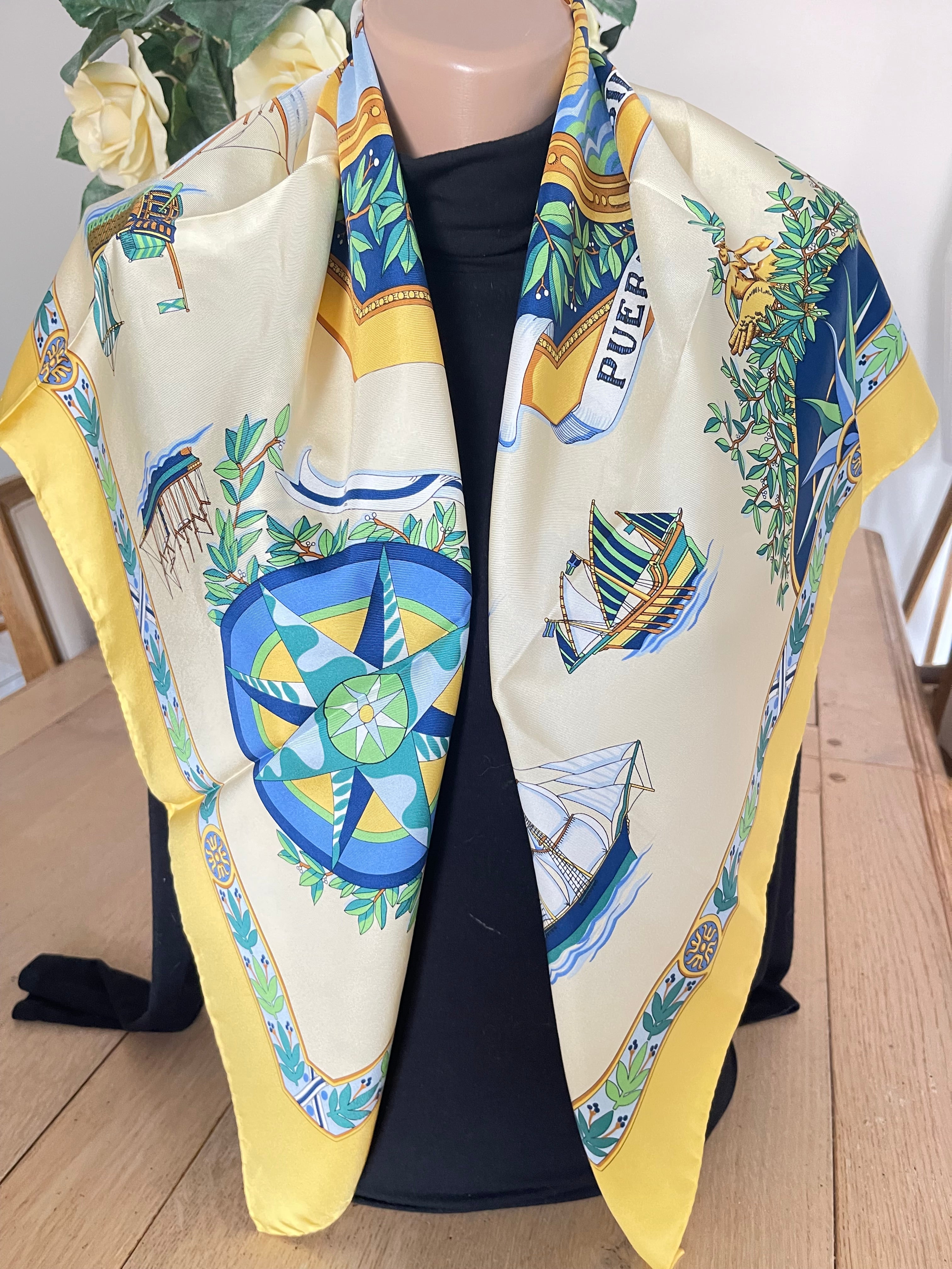 LASTER carré foulard scarf schal sjaal seide silk soie