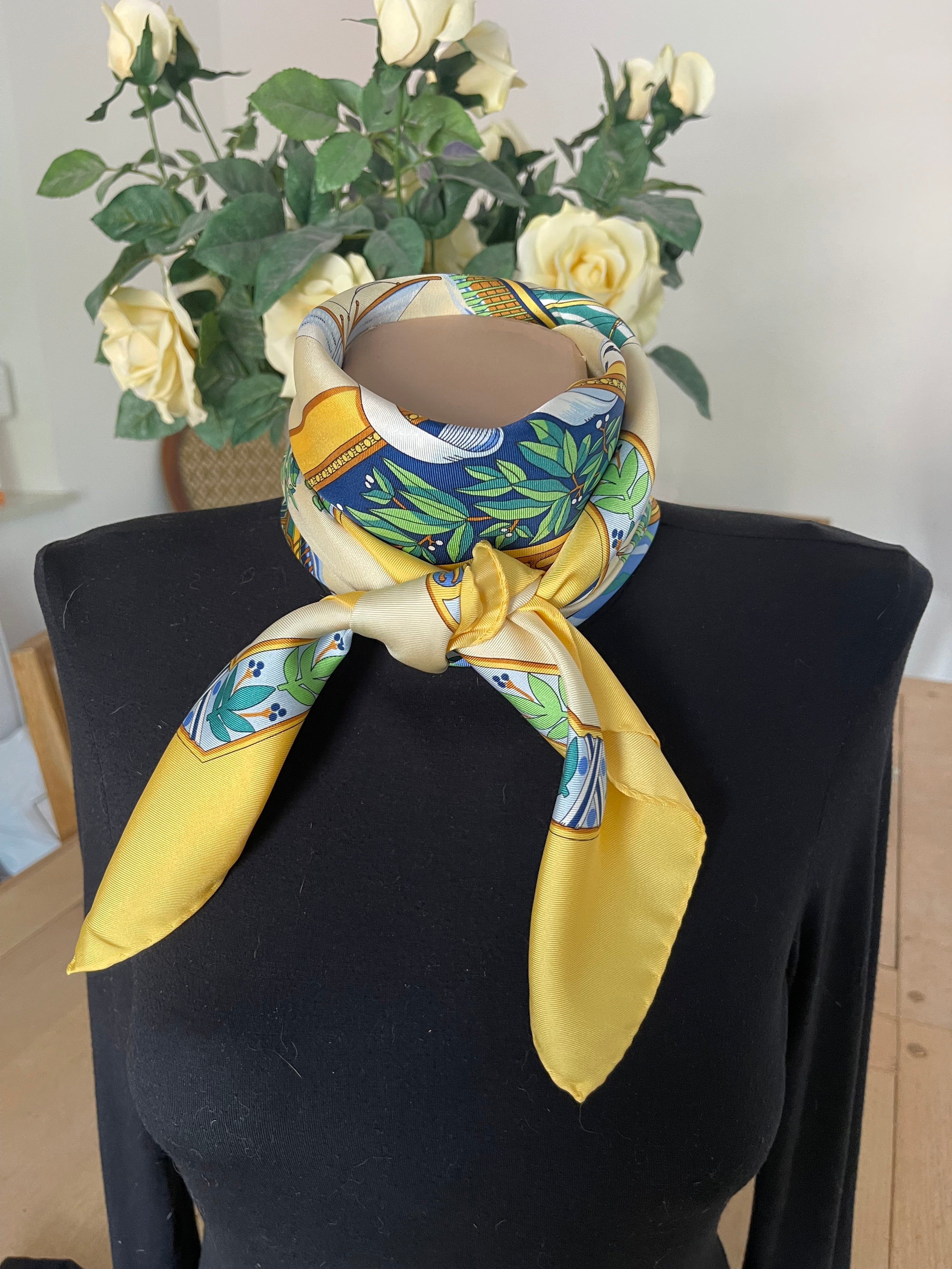 LASTER carré foulard scarf schal sjaal seide silk soie