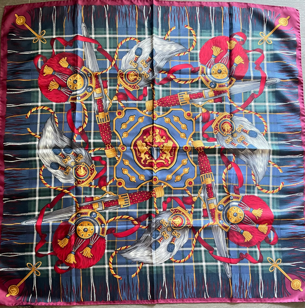 ART OF SILK carré foulard schal scarf seide soie silk