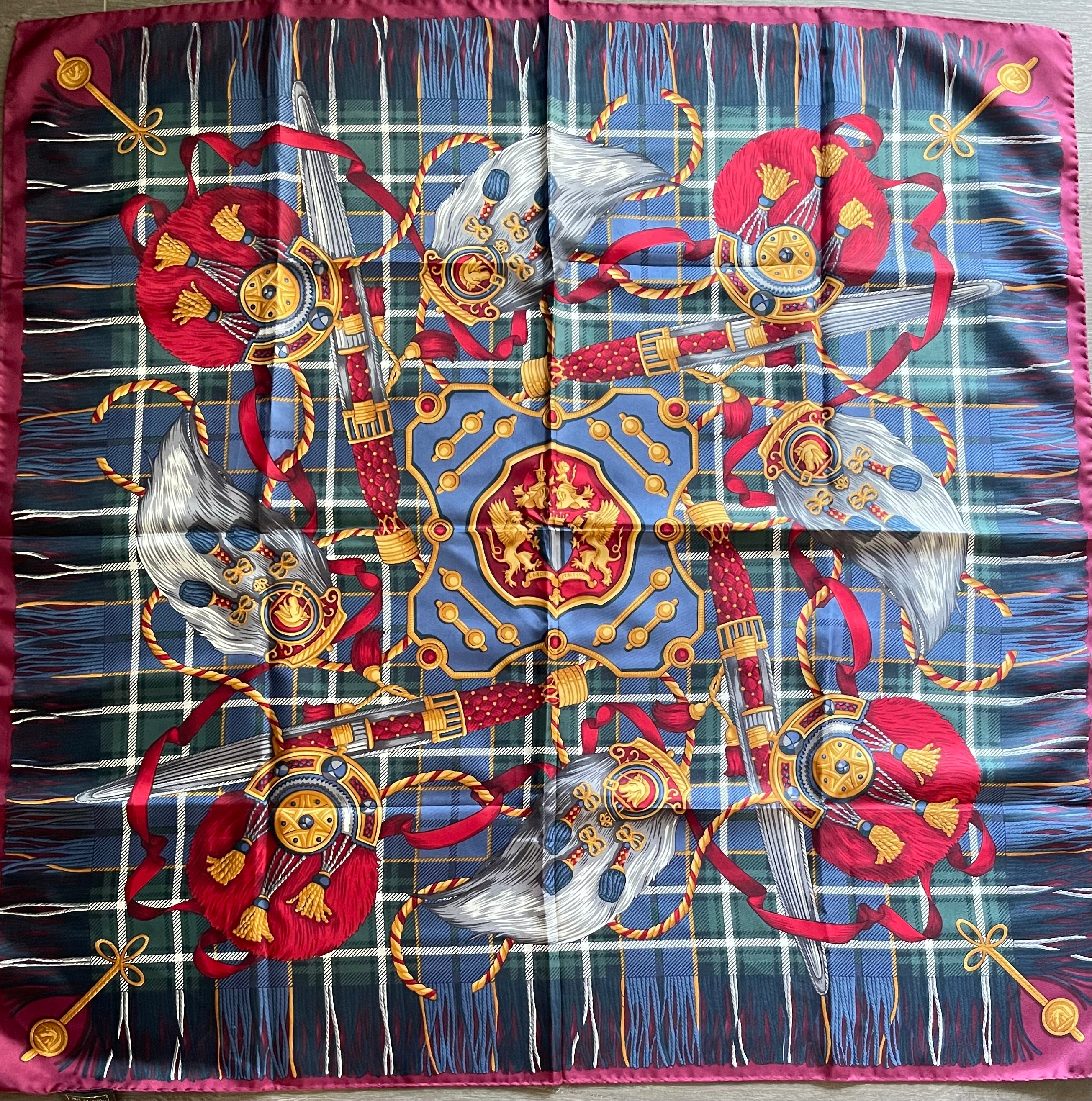 ART OF SILK carré foulard schal scarf seide soie silk