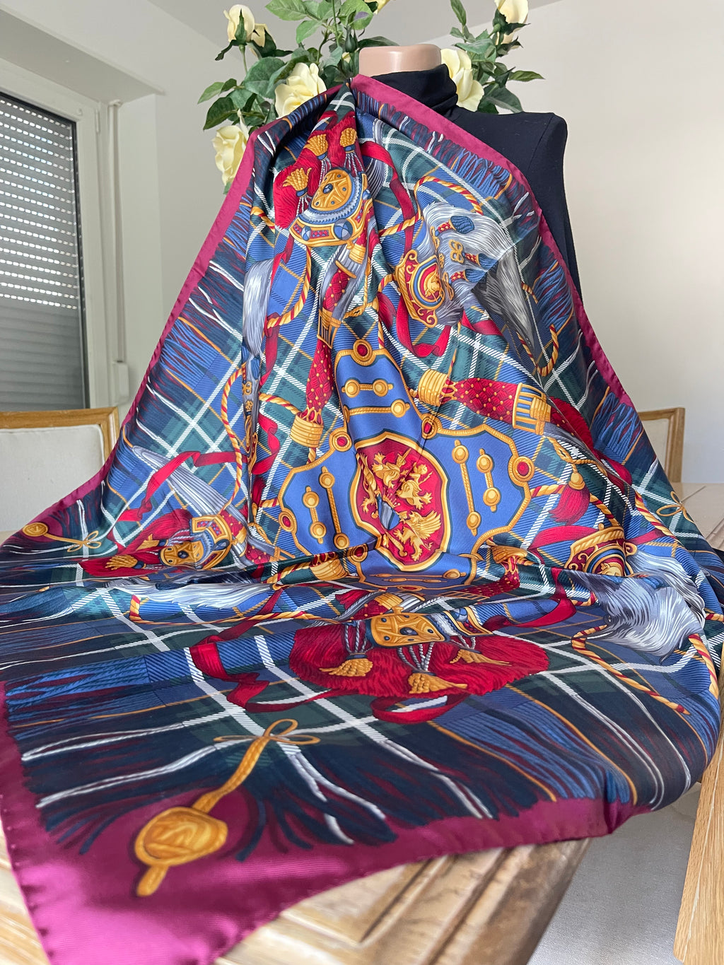 ART OF SILK carré foulard schal scarf seide soie silk