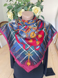 ART OF SILK carré foulard schal scarf seide soie silk