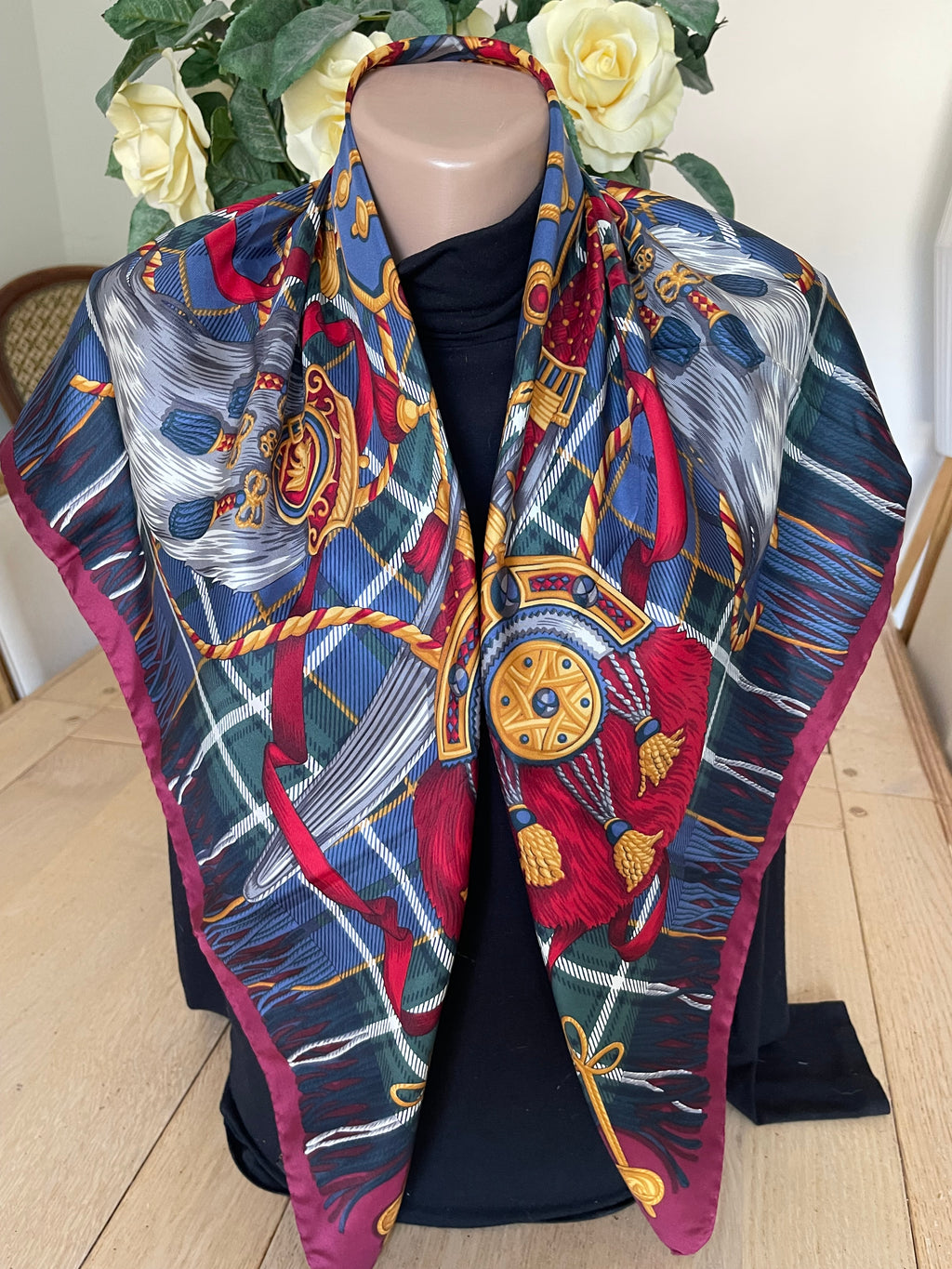 ART OF SILK carré foulard schal scarf seide soie silk