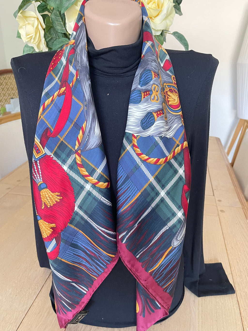 ART OF SILK carré foulard schal scarf seide soie silk
