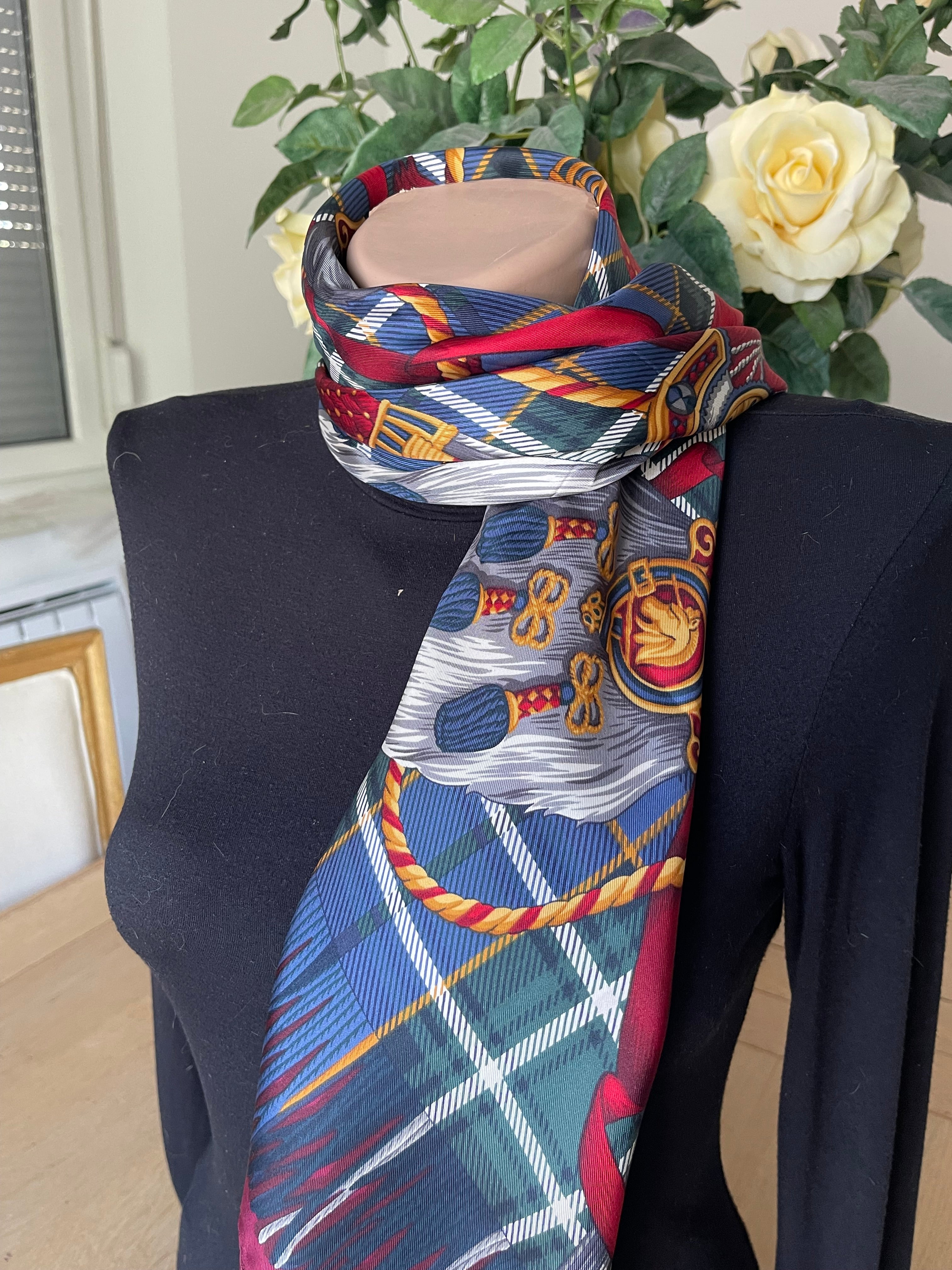 ART OF SILK carré foulard schal scarf seide soie silk