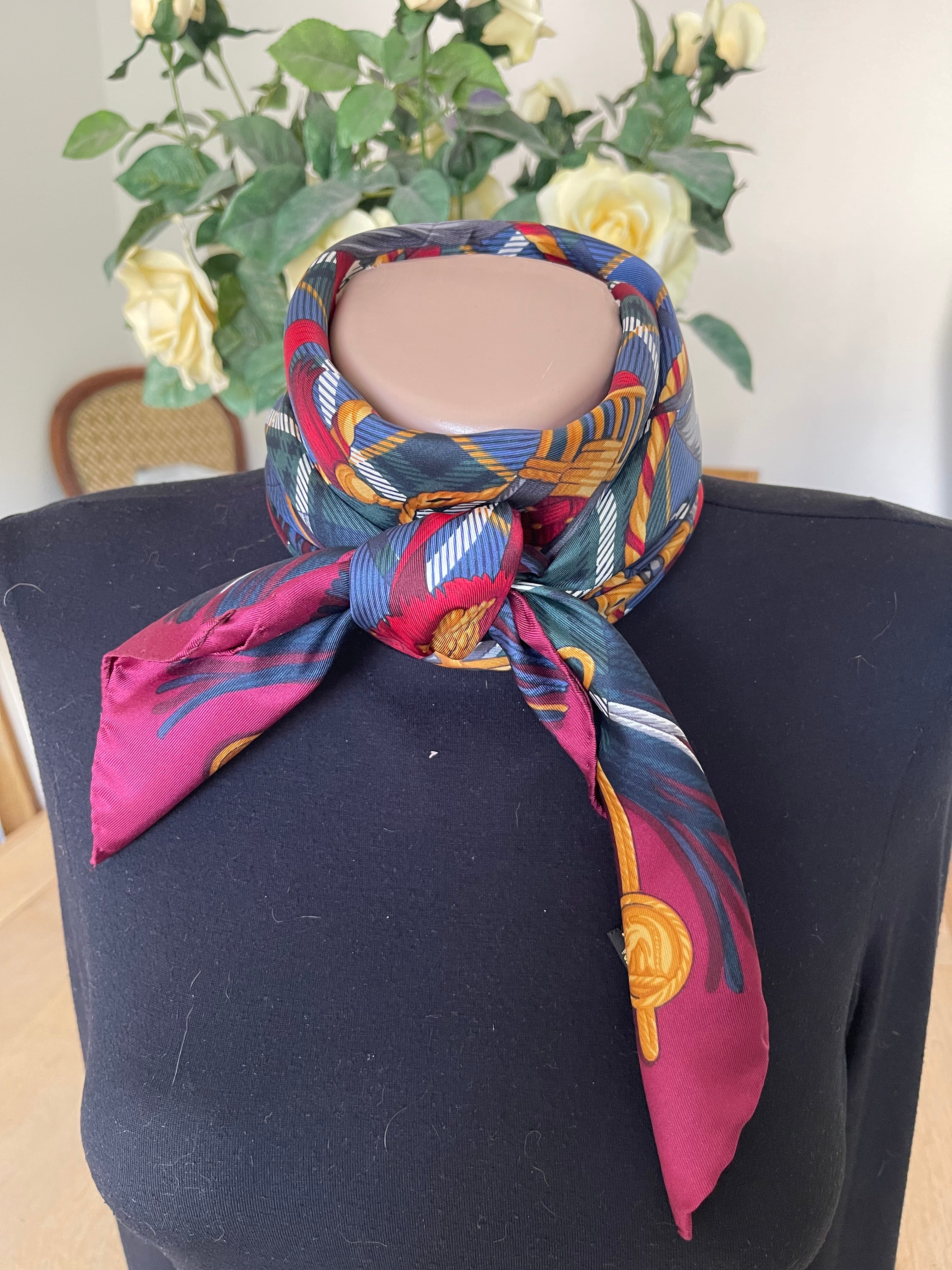 ART OF SILK carré foulard schal scarf seide soie silk