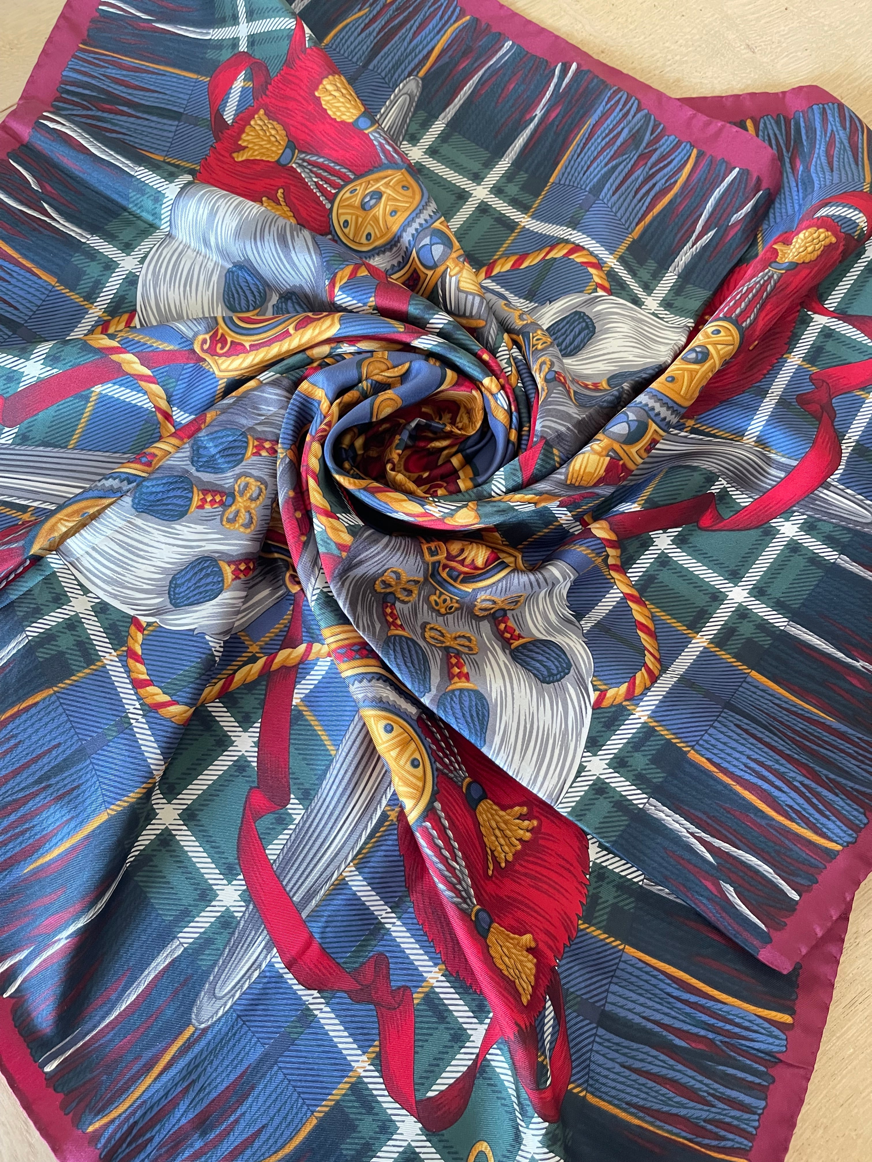 ART OF SILK carré foulard schal scarf seide soie silk