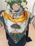 ARCO carré foulard scarf schal sjaal seide soie silk