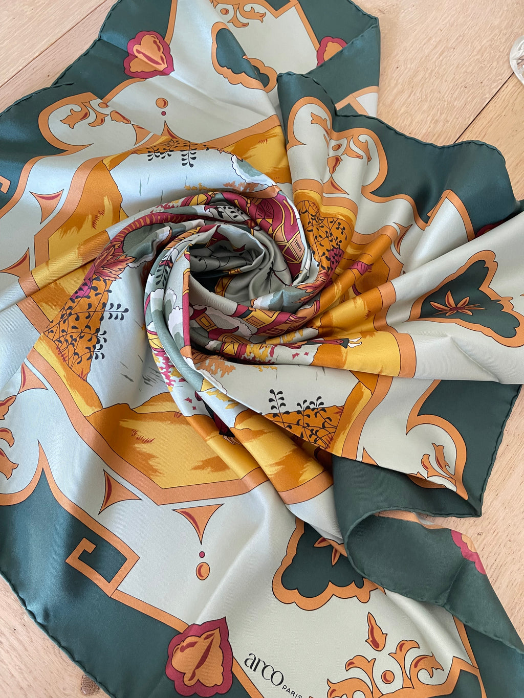 ARCO carré foulard scarf schal sjaal seide soie silk