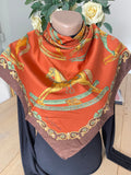 PAUL VERLAINE carré foulard schal scarf seide soie silk