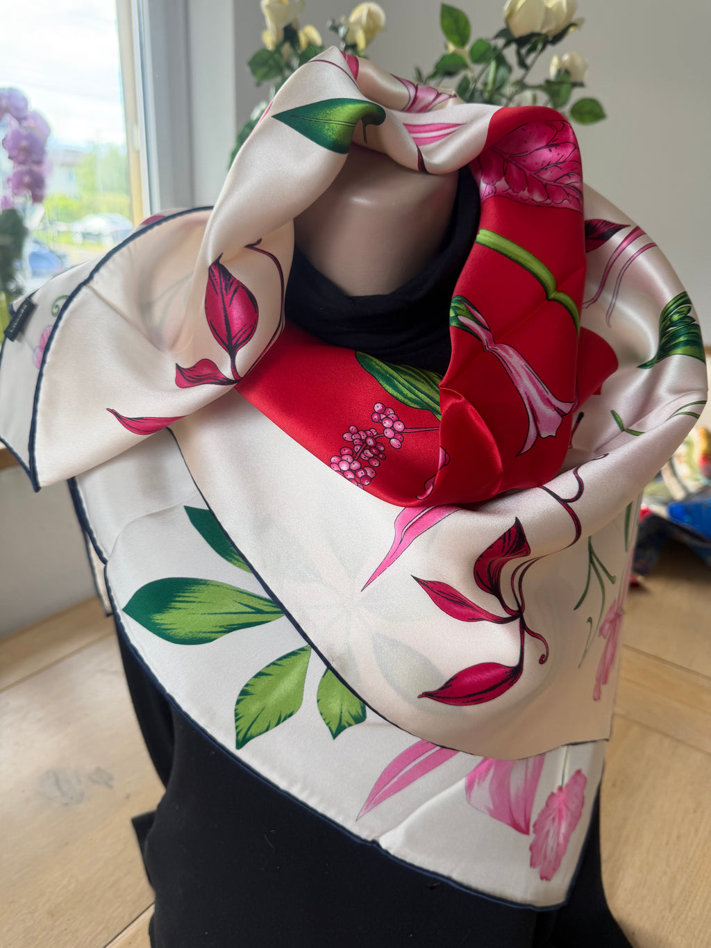 La Pree foulard carré schal scarf sjaal seide soie silk seta