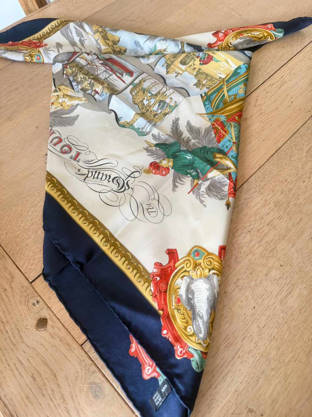 R DI RATTI carré foulard scarf seide silk soie sjaal schal