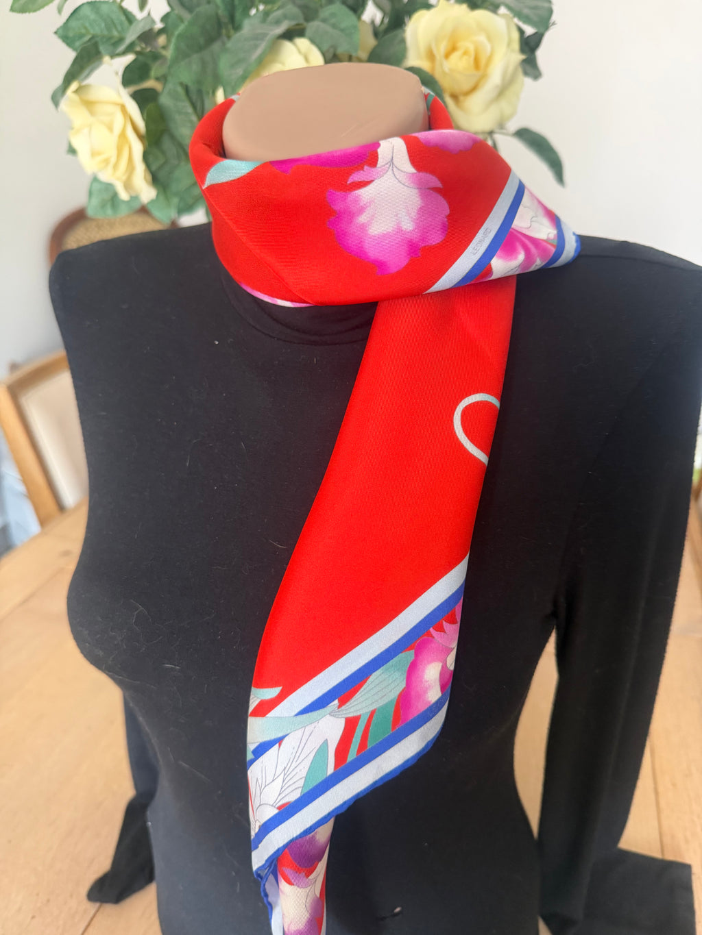 LEONARD carré foulard silk scarf schal sjaal seide soie