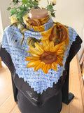 MARCO FOELUZA carré foulard scarf schal sjaal seide soie silk