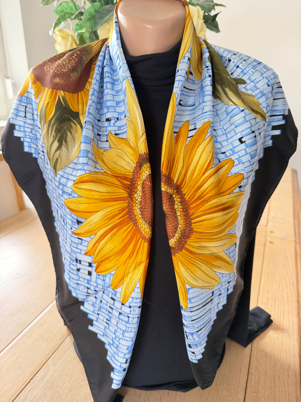 MARCO FOELUZA carré foulard scarf schal sjaal seide soie silk
