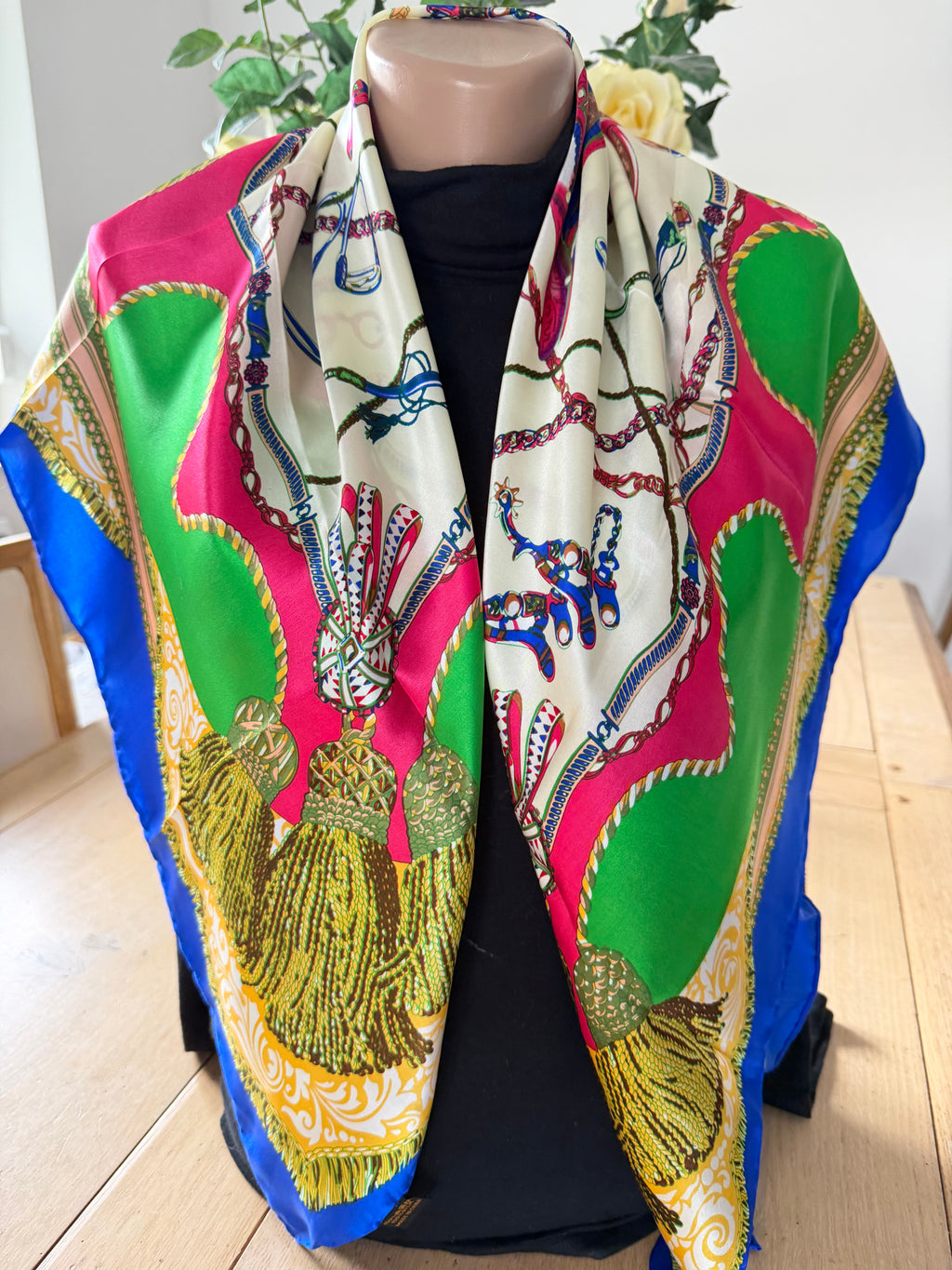 JEAN LOUIS SCHERER carré foulard scarf schal sjaal seide silk soie