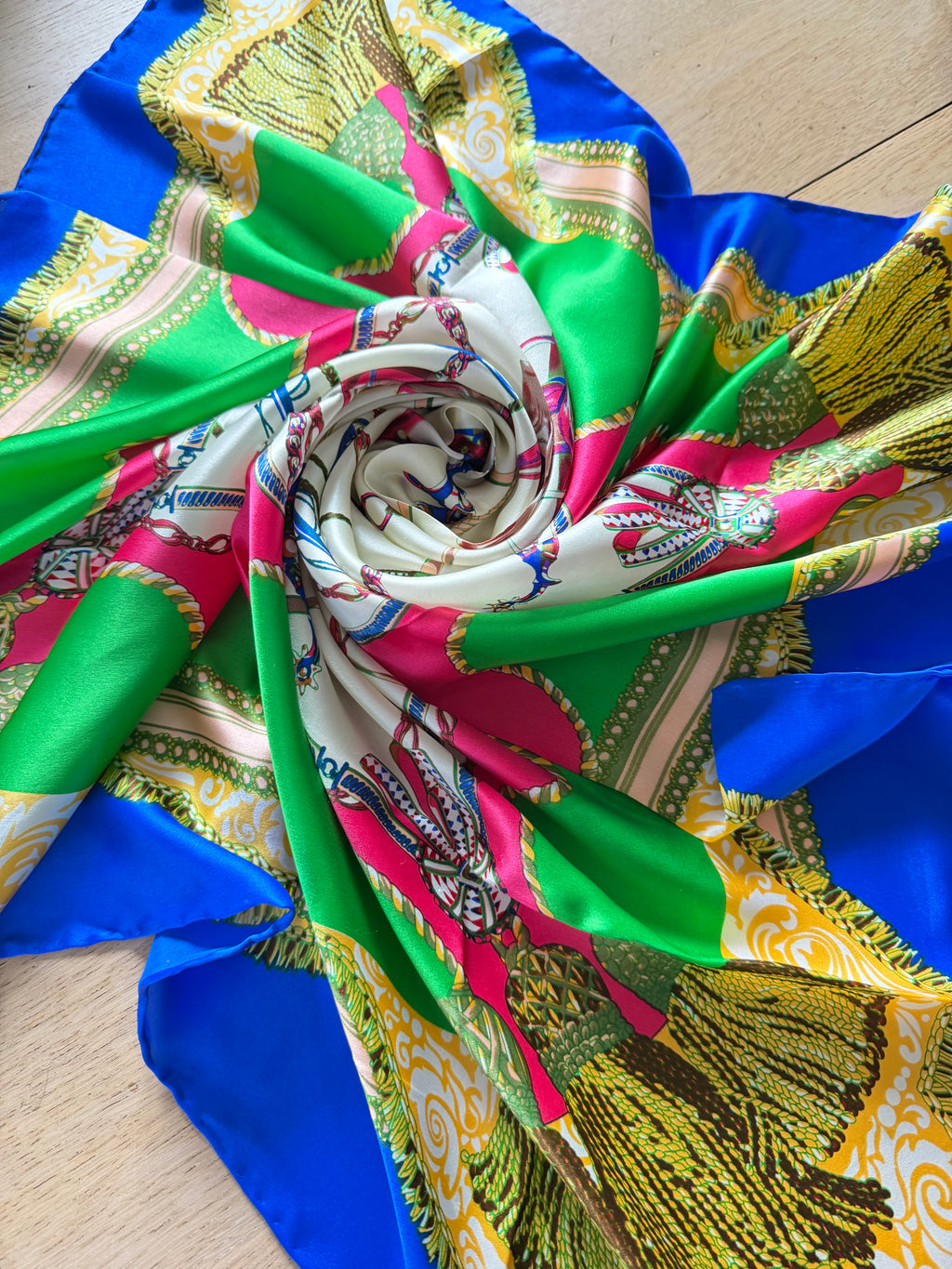 JEAN LOUIS SCHERER carré foulard scarf schal sjaal seide silk soie
