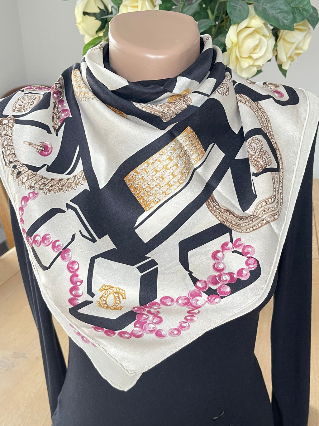 Cartier foulard scarf schal seide soie silk