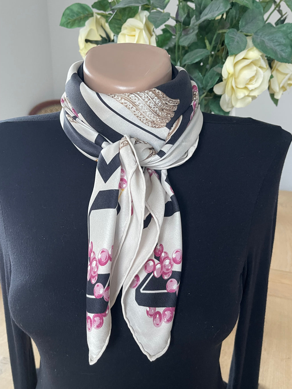 Cartier foulard scarf schal seide soie silk