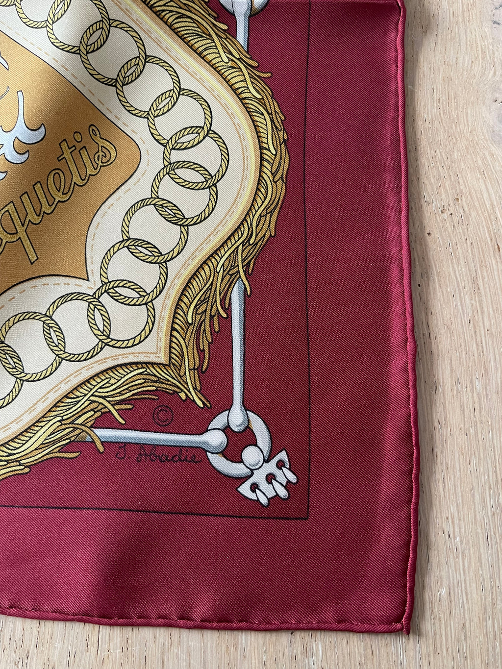 Foulard Carré HERMÈS en soie seide silk