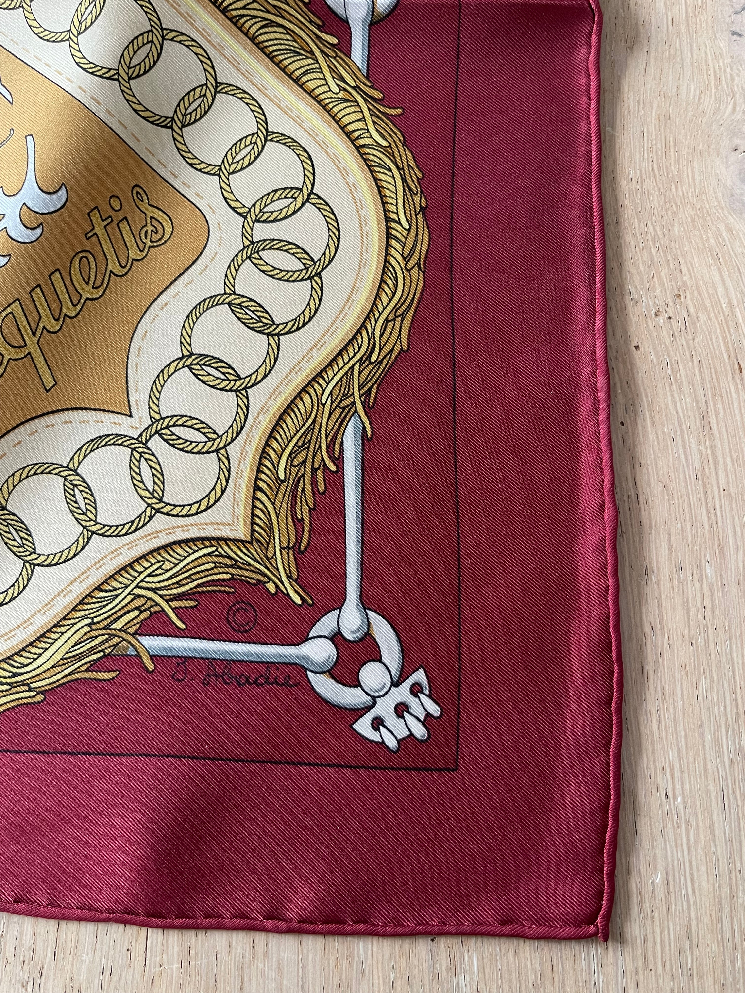 Foulard Carré HERMÈS en soie seide silk