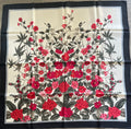 Foulard carré en soie scarf schal sjaal seide silk soie