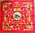 Foulard/Carré/Chale HERMÈS Cachemi-soie-Copeaux Silk SCARF seide seda seta schal