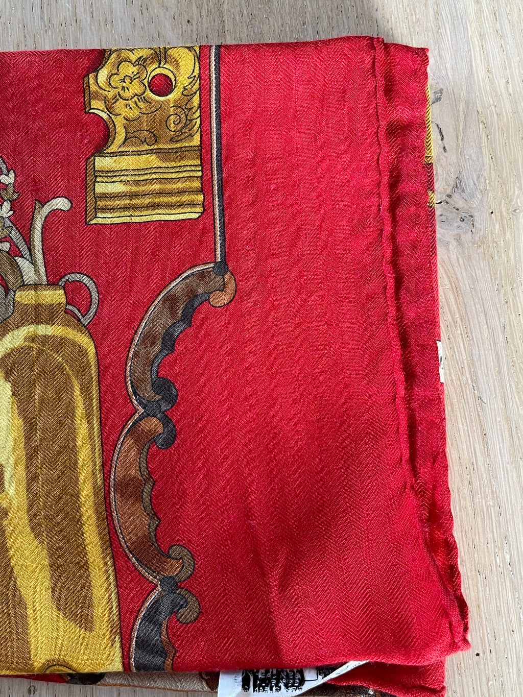 Foulard/Carré/Chale HERMÈS Cachemi-soie-Copeaux Silk SCARF seide seda seta schal