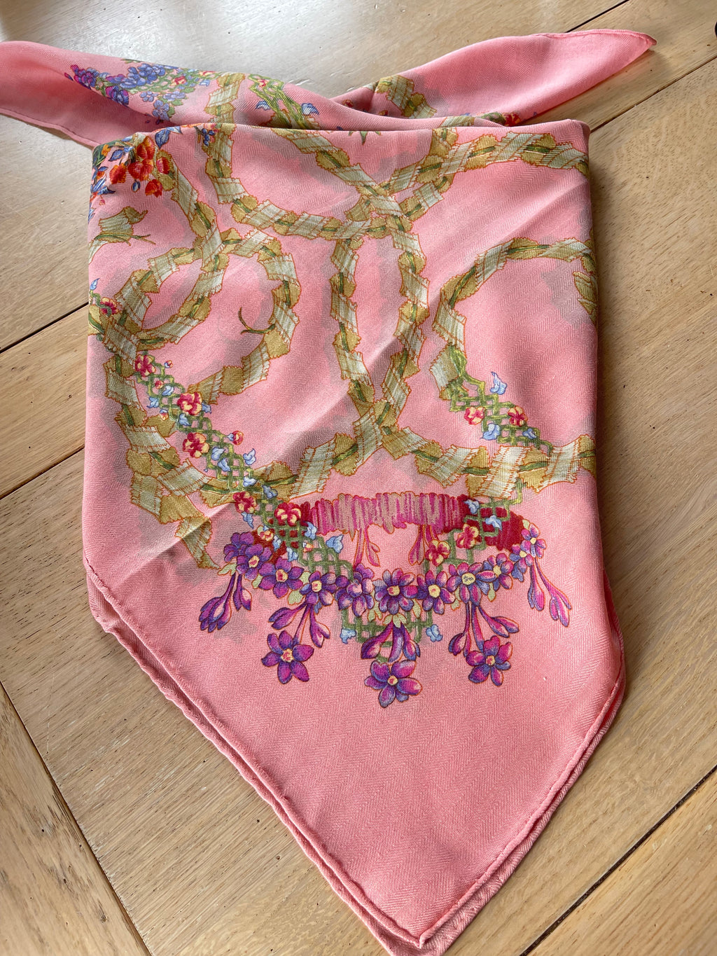 Foulard/Carré/Chale HERMÈS cachemire-soie Silk SCARF seide seda seta schal sjaal