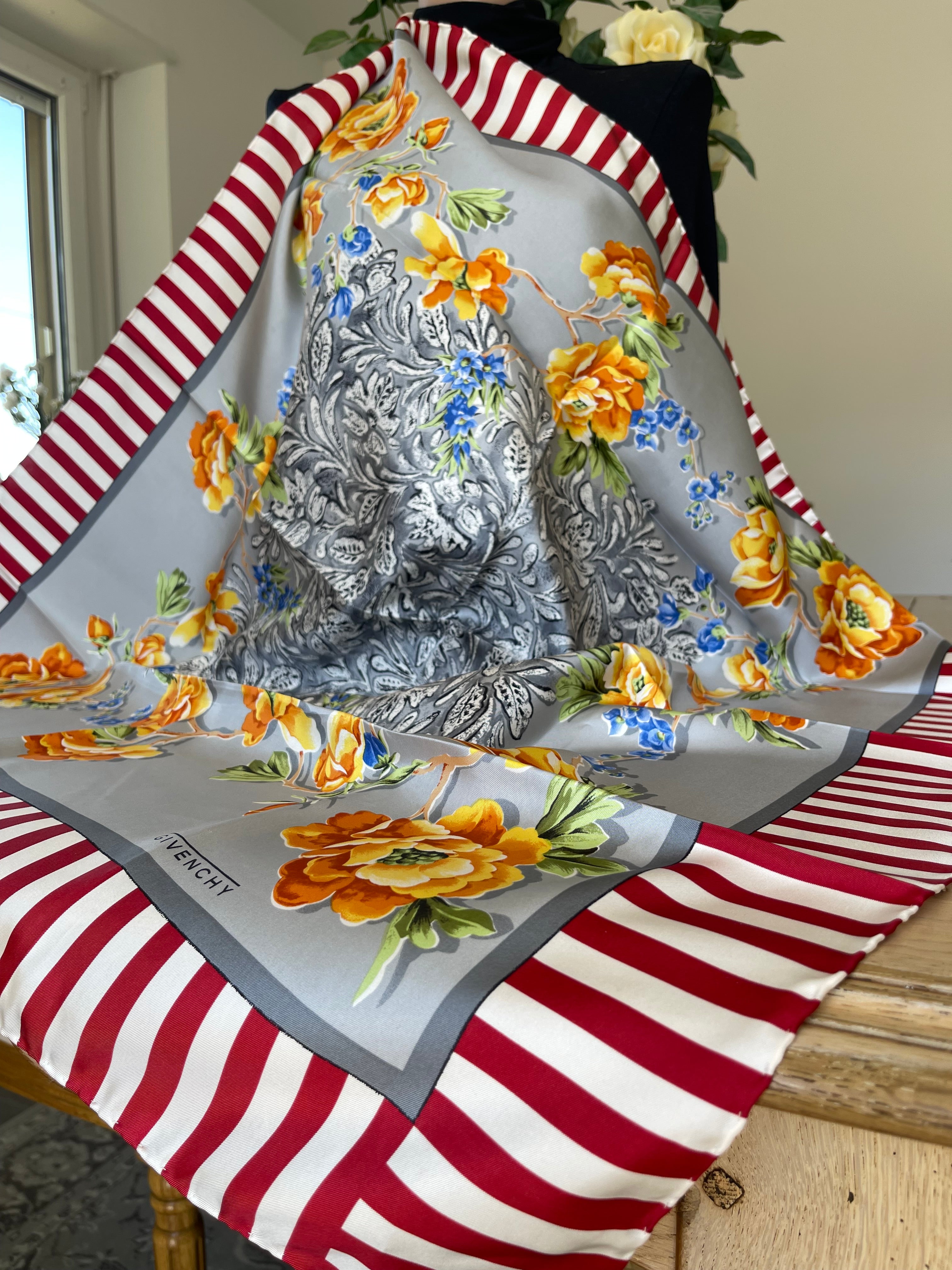Givenchy foulard schal seide silk
