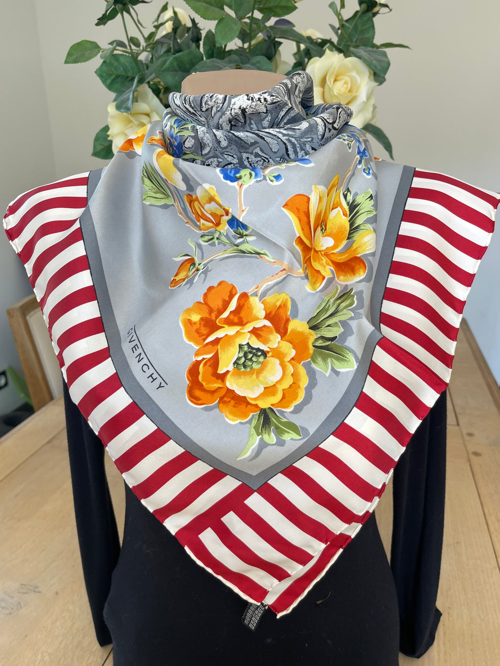 Givenchy foulard schal seide silk