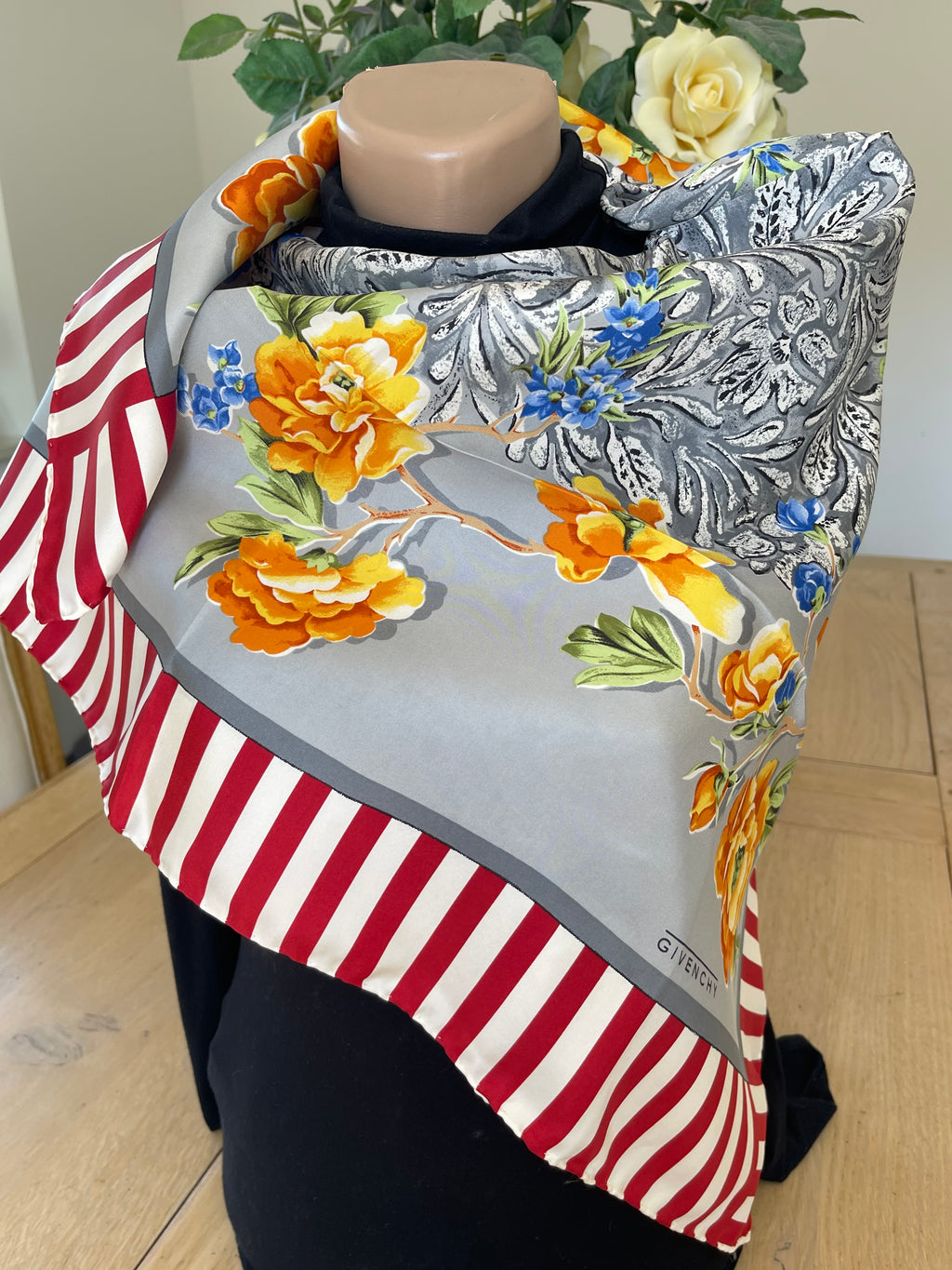 Givenchy foulard schal seide silk