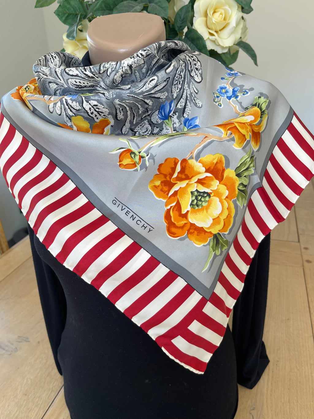 Givenchy foulard schal seide silk