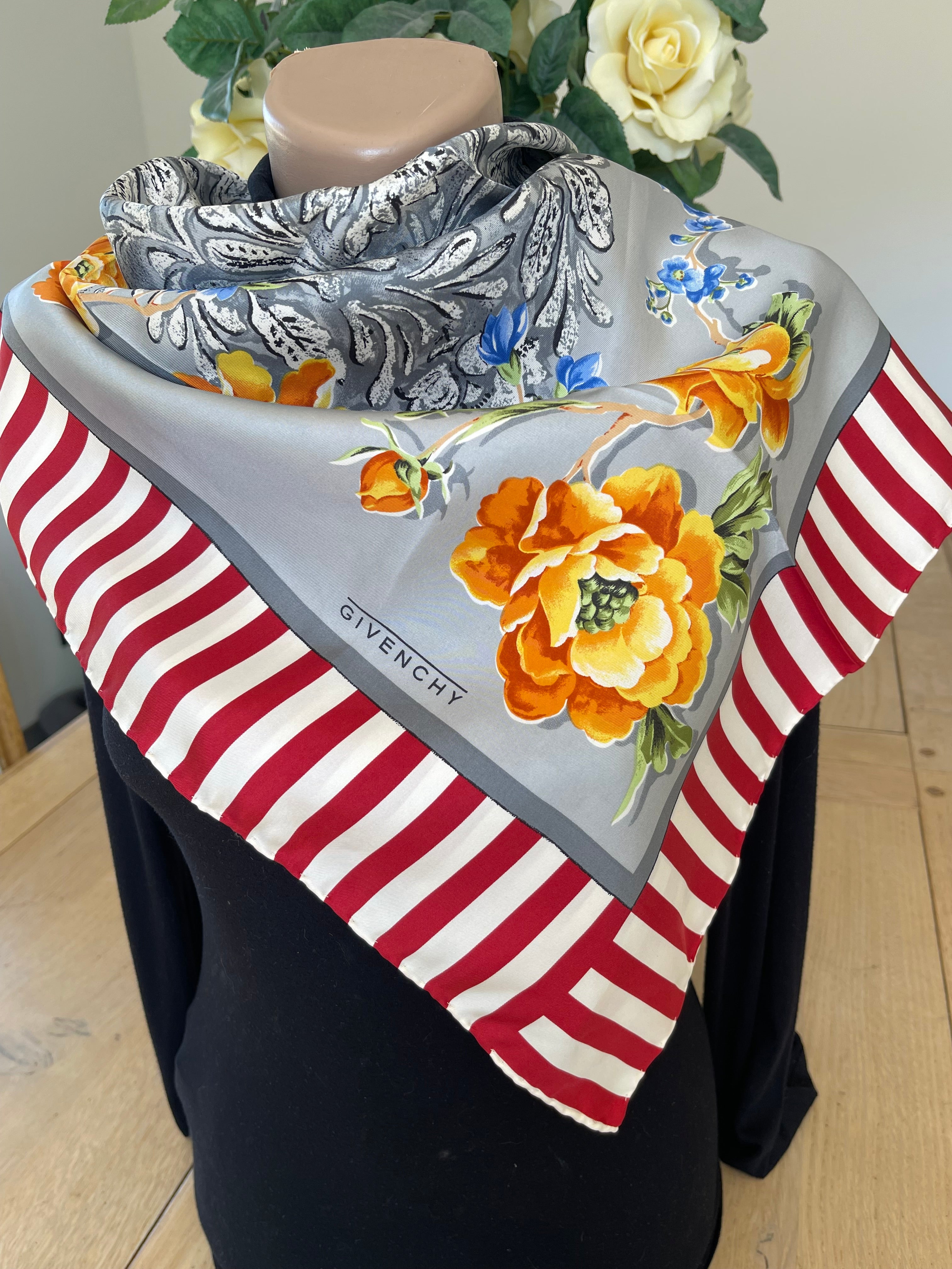 Givenchy foulard schal seide silk