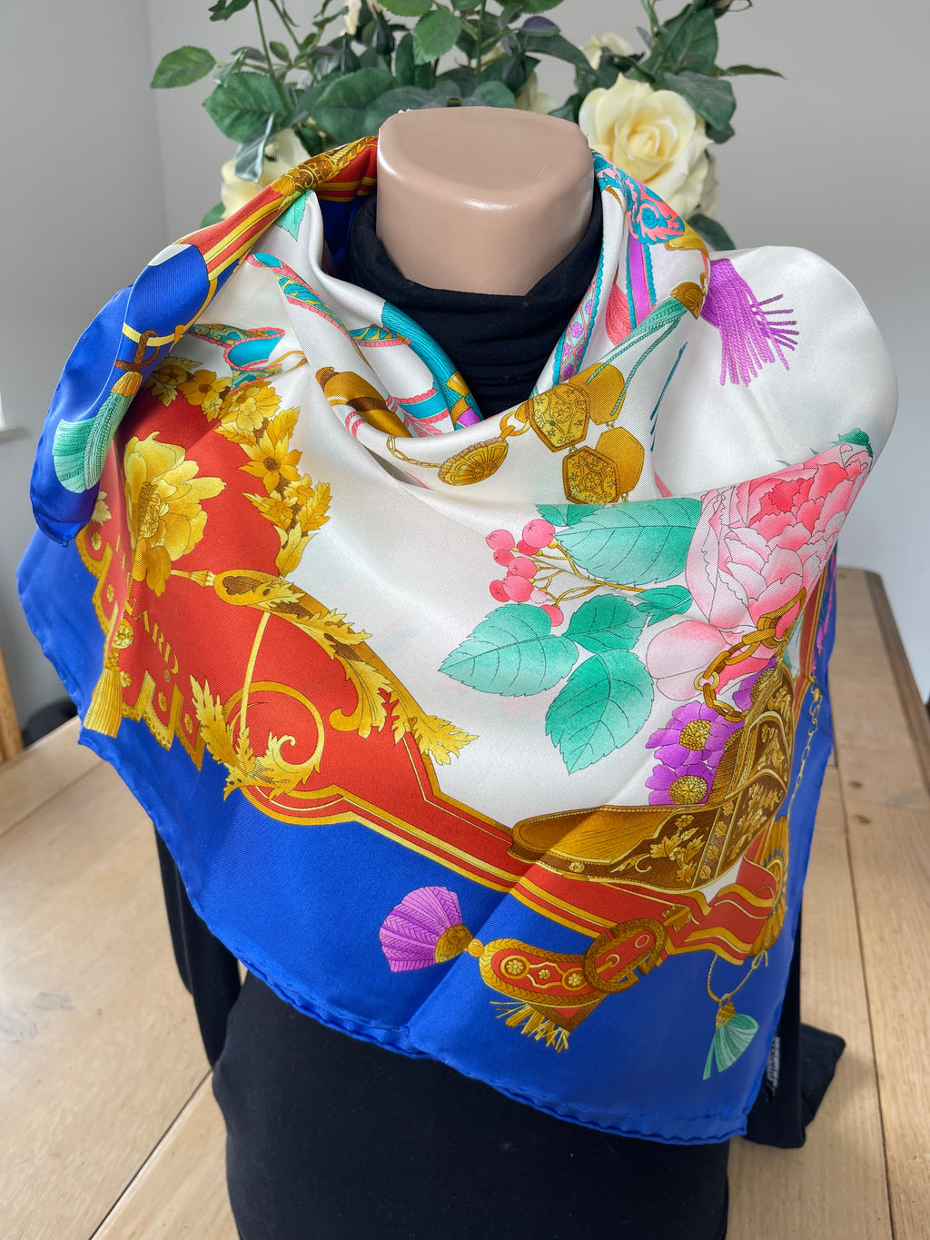 LEONARD foulard carré scarf schal seide soie silk
