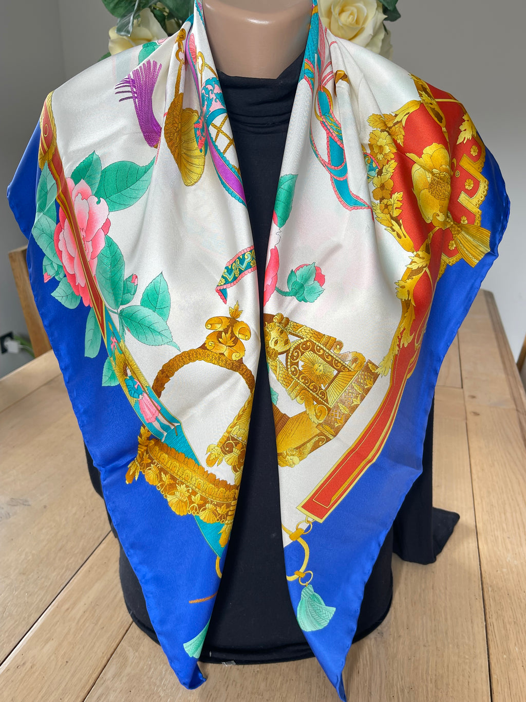 LEONARD foulard carré scarf schal seide soie silk
