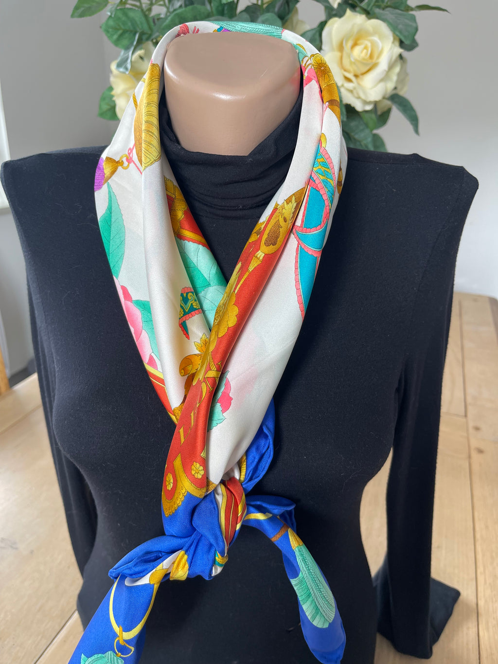 LEONARD foulard carré scarf schal seide soie silk