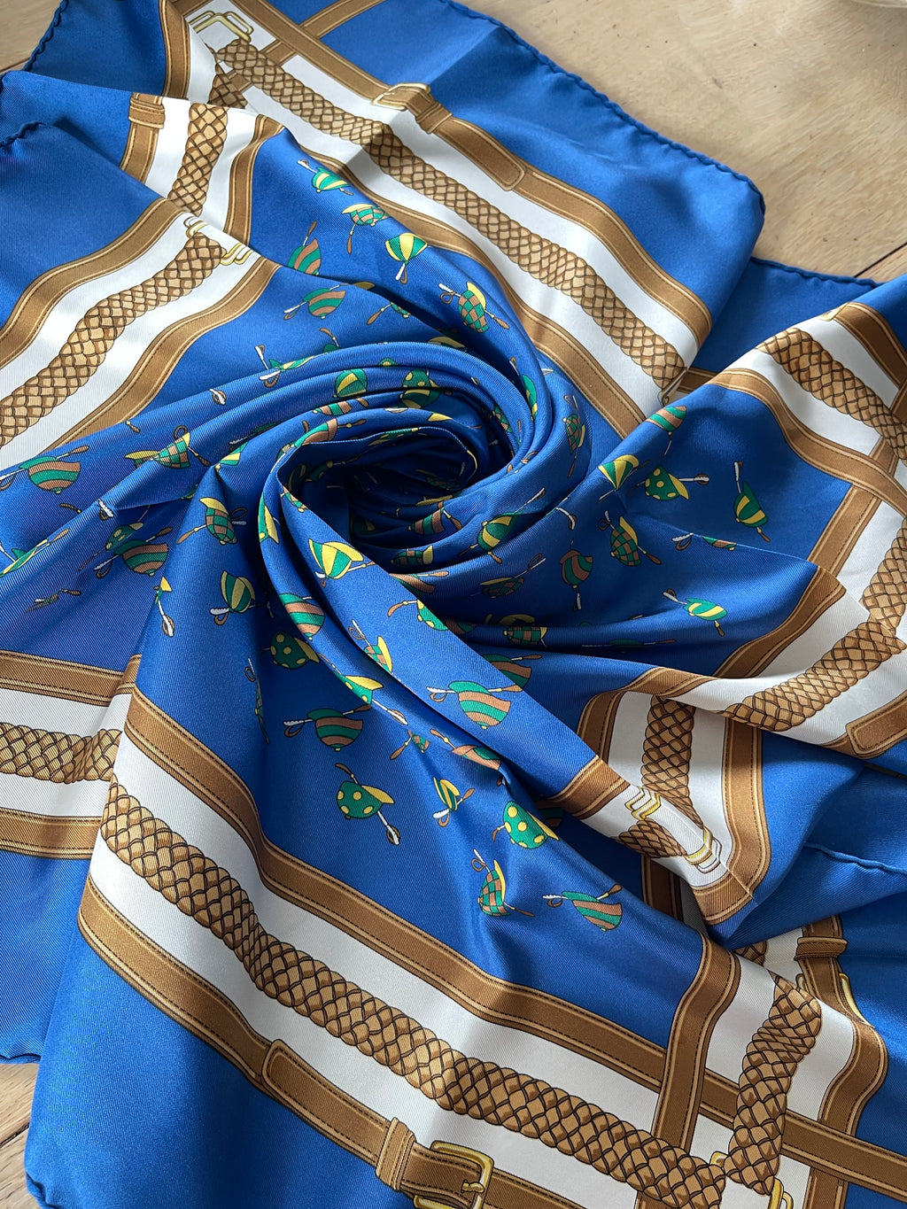 LONGCHAMP foulard carré scarf schal soie silk seide