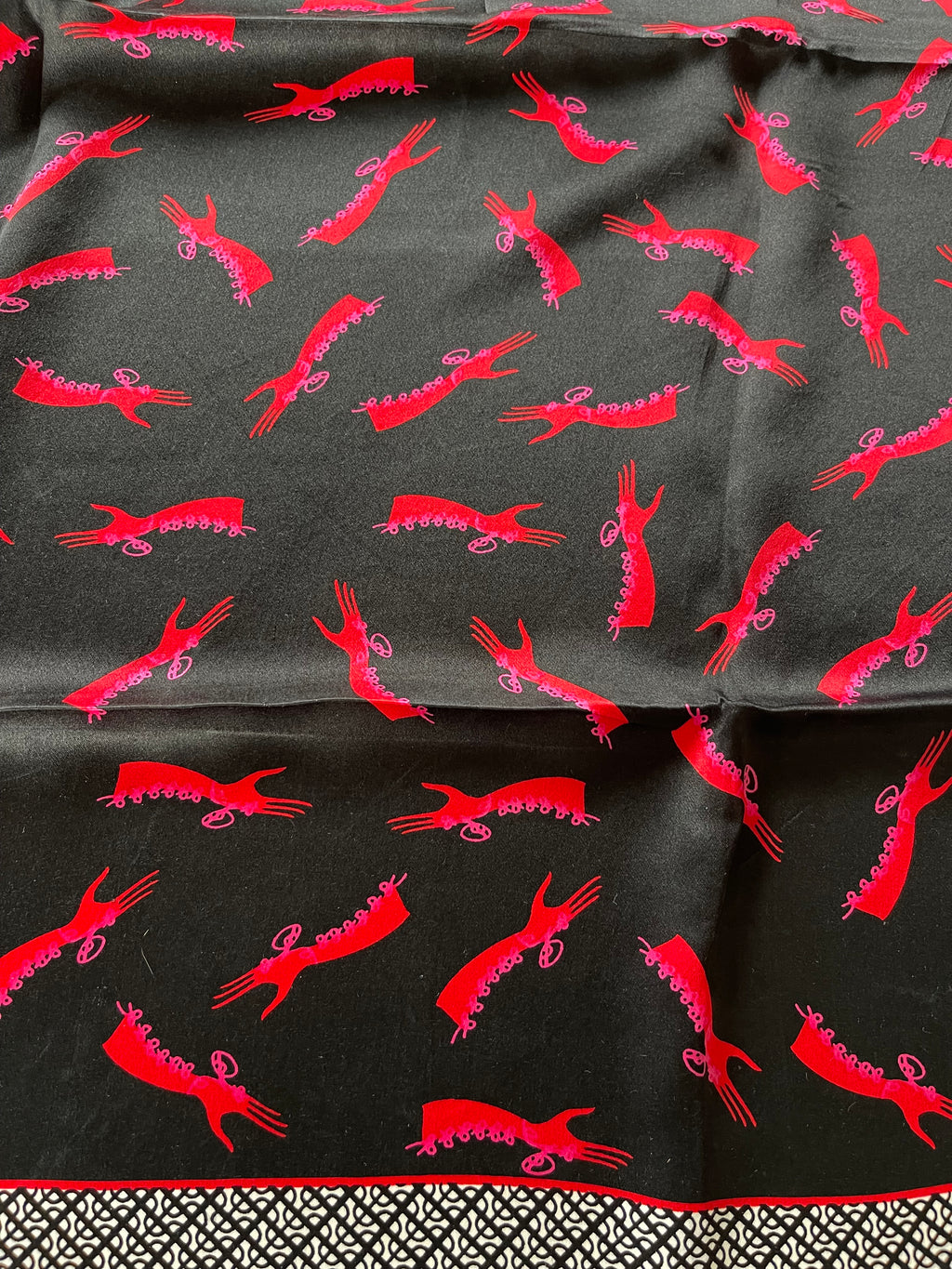 UNGARO foulard carré scarf silk soie seide schal