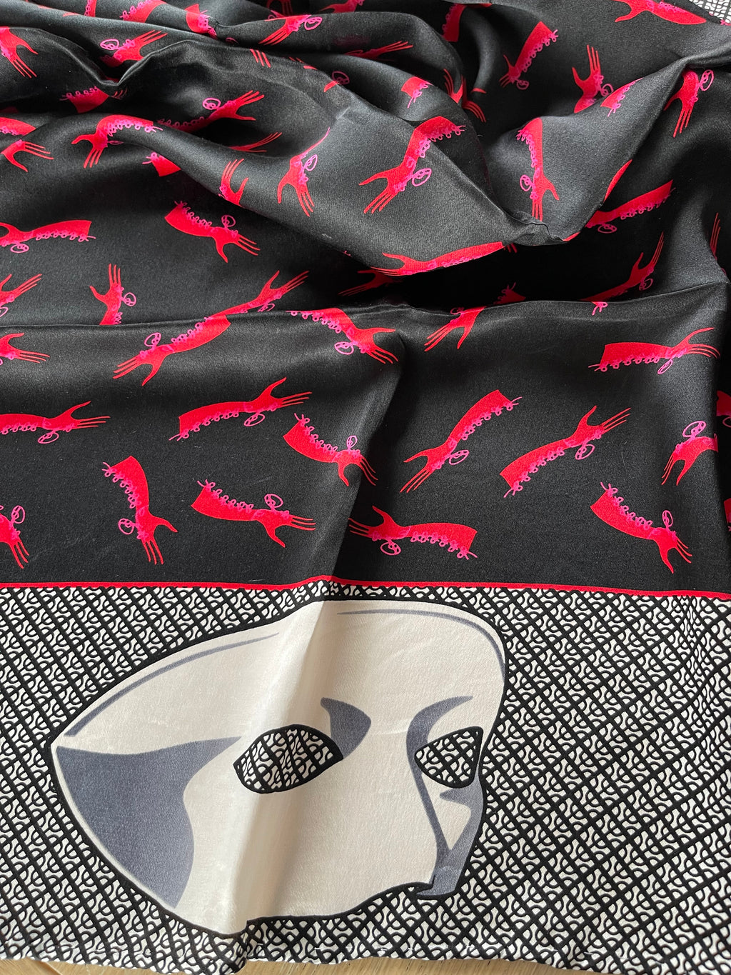 UNGARO foulard carré scarf silk soie seide schal