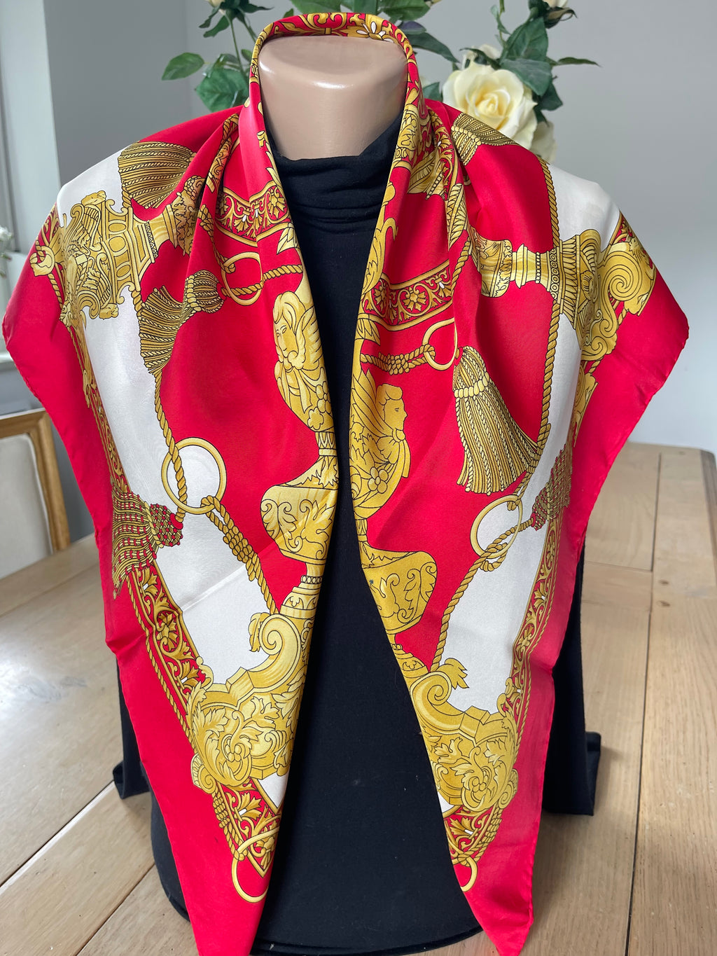 La Perla foulard carré scarf schal sjaal seide silk soie