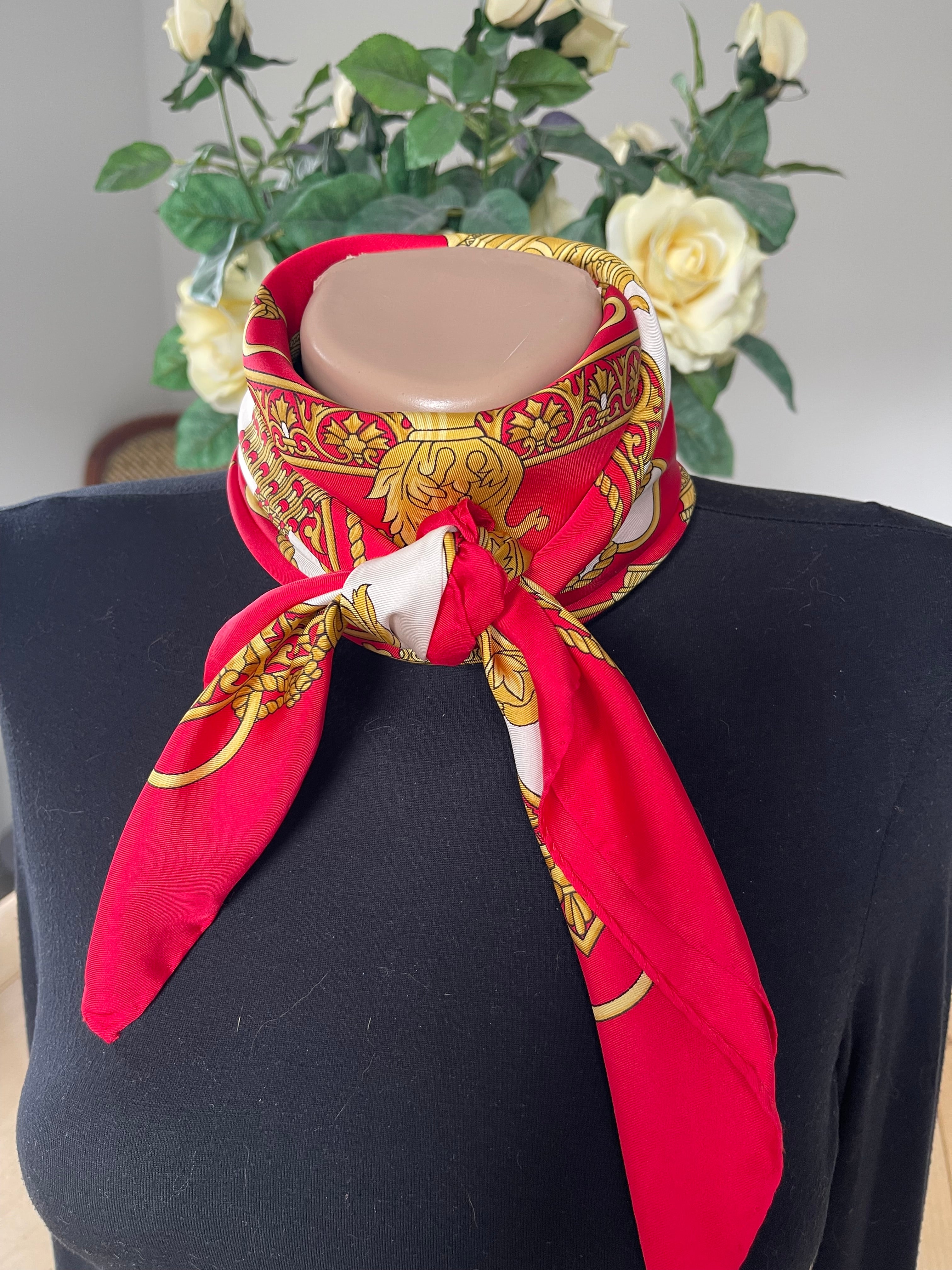 La Perla foulard carré scarf schal sjaal seide silk soie