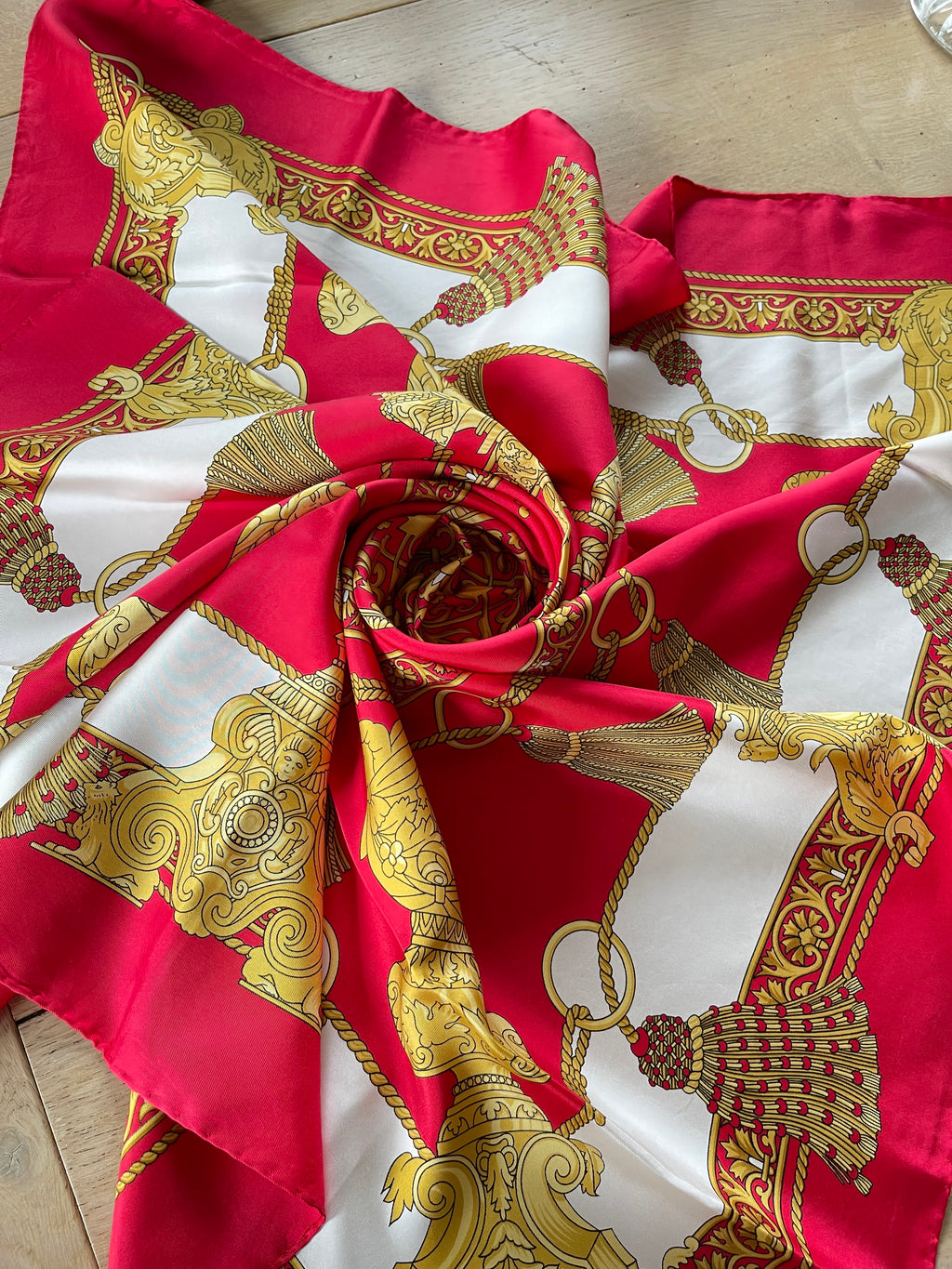La Perla foulard carré scarf schal sjaal seide silk soie