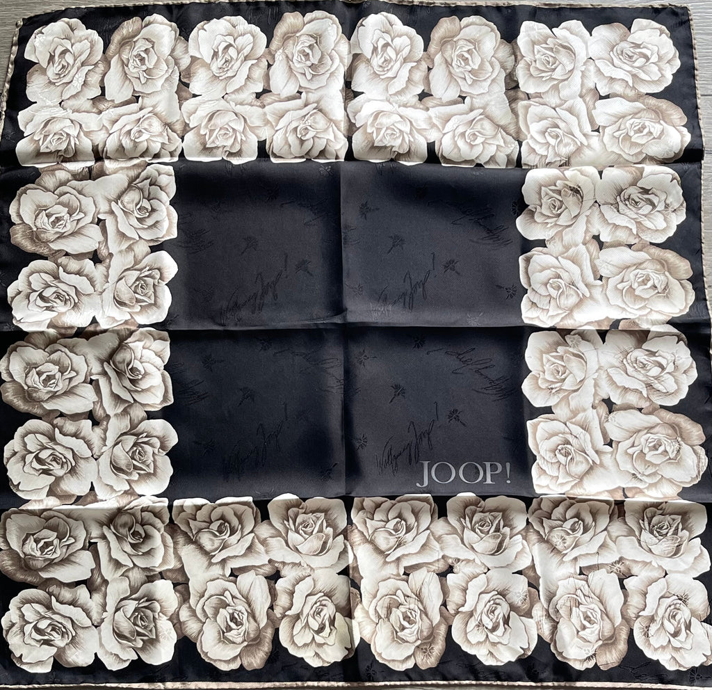 JOOP carré foulard scarf schal sjaal seide soie silk