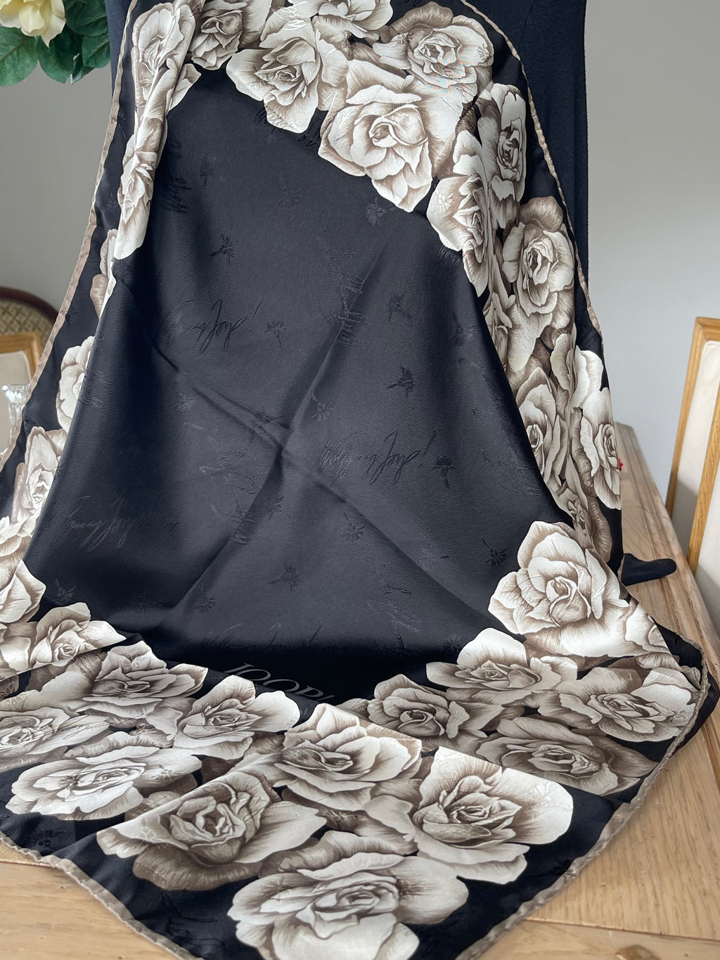 JOOP carré foulard scarf schal sjaal seide soie silk